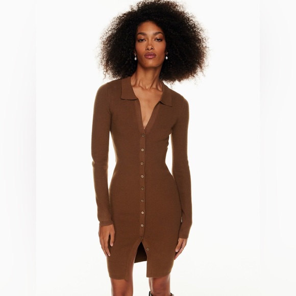 Wilfred Dresses & Skirts - Wilfred Cove Dress in Carmalized Walnut Brown Size XS